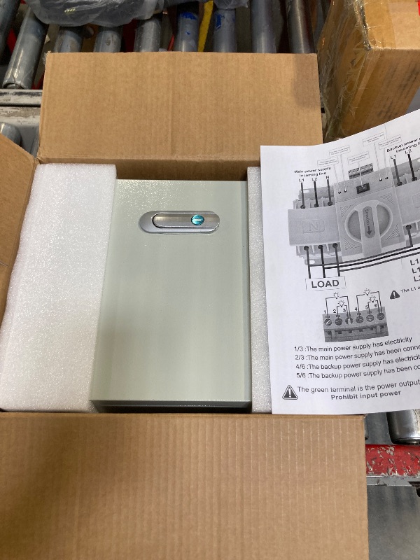 Photo 1 of Upgraded Automatic Transfer Switch for Generator, 100 Amp Dual Power Transfer, 3P, 120/240V, Free Switch Between Manual and Automatic Modes