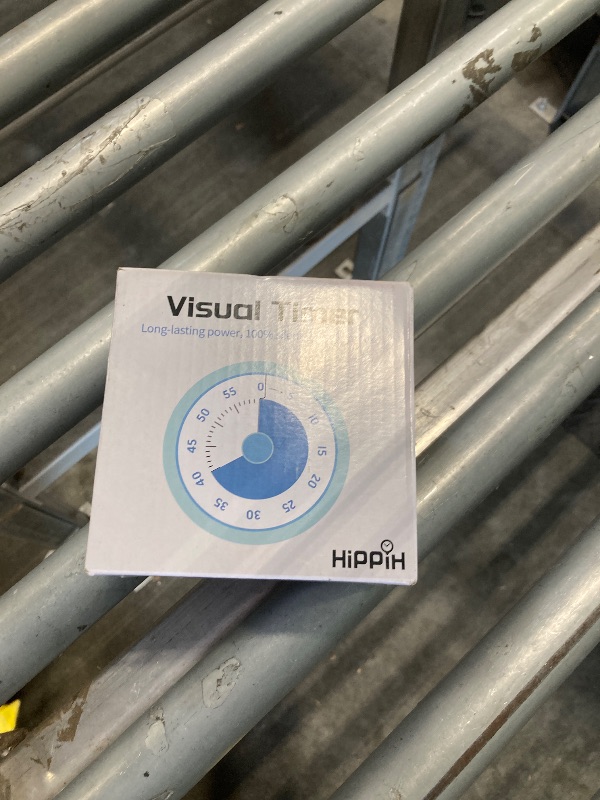 Photo 1 of HIPPIH Visual Timer for Kids, 60 Minute Countdown Timers for Classroom Kitchen Office, Rainbow Disk Desk Timer Clock with Silent Operation, Pomodoro Timer Time Management Tools for Toddler ADHD Blue     