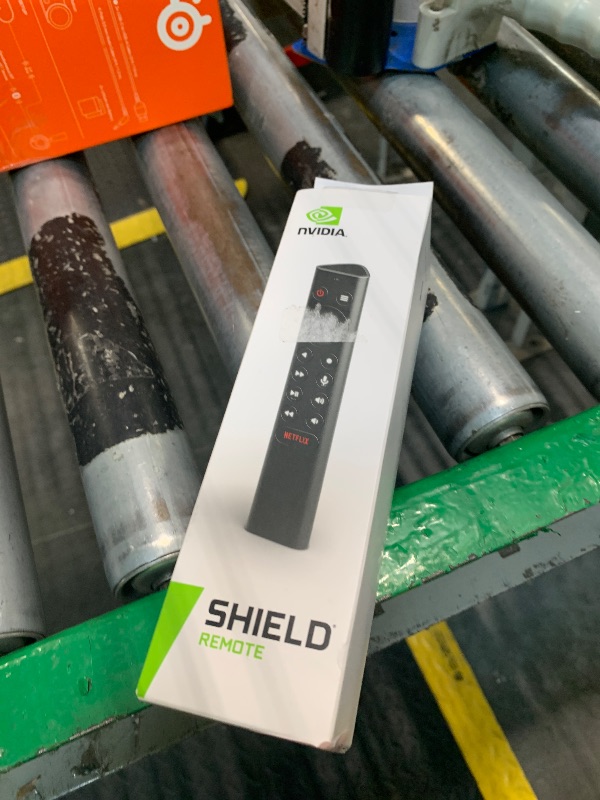 Photo 1 of NVIDIA SHIELD Remote; Voice Search, Motion-Activated, Backlit Buttons, Customizable Menu Buttons, and IR Blaster to Control your TV