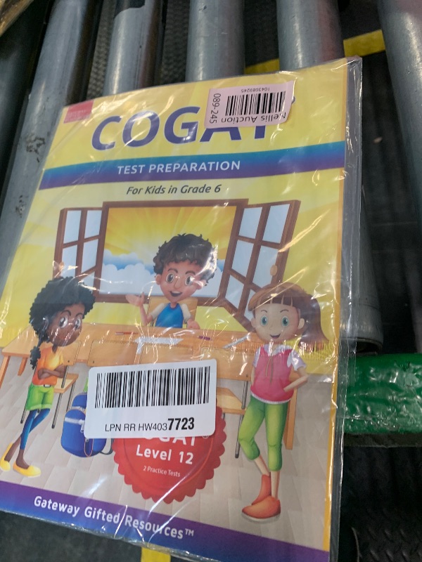 Photo 1 of COGAT Test Prep Grade 6 Level 12: Two Practice Tests for Children in Sixth Grade / Gifted and Talented Test Preparation Book