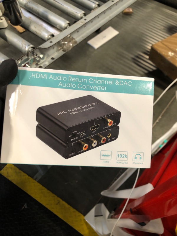 Photo 1 of HDMI ARC Audio Extractor, Tendak 192KHz ARC Audio Extractor DAC Converter, Digital to Analog Audio Converter, Optical/SPDIF Coaxial HDMI ARC to Optical/SPDIF Coaxial Stereo L/R 3.5mm Jack for TV