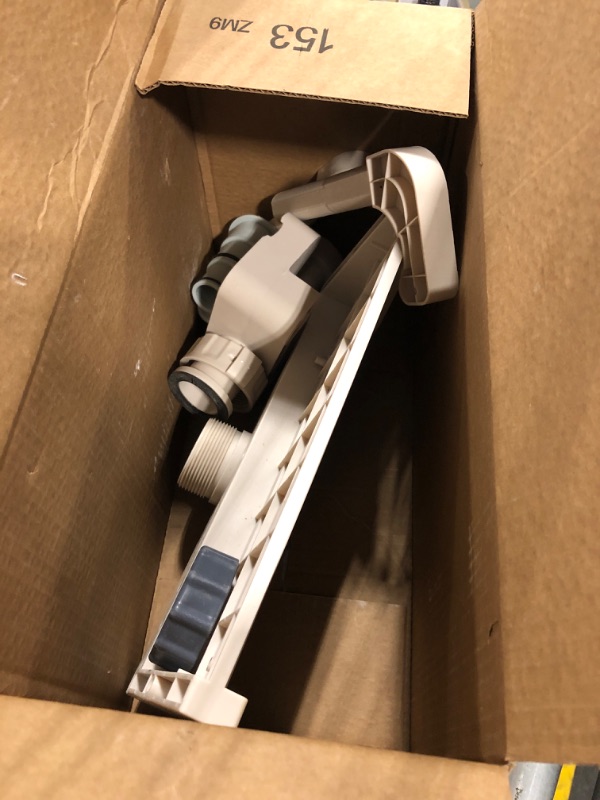 Photo 1 of Pool Fountain Waterfall for Above Ground Pools - Adjustable to Fit Various Frames, Waterfall Pool Sprinkler Fountain Soothing Pool Accessories for Cooling & Relaxation, Easy to Install