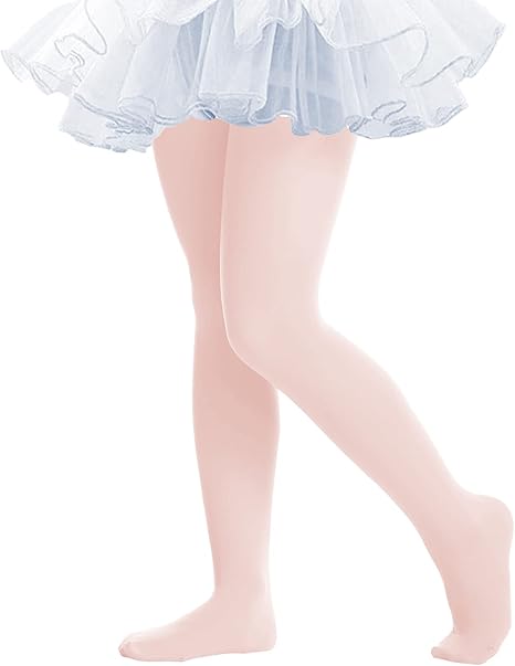 Photo 1 of  Ultra Soft Elastic Footed Tights for Toddler Girls PINK 