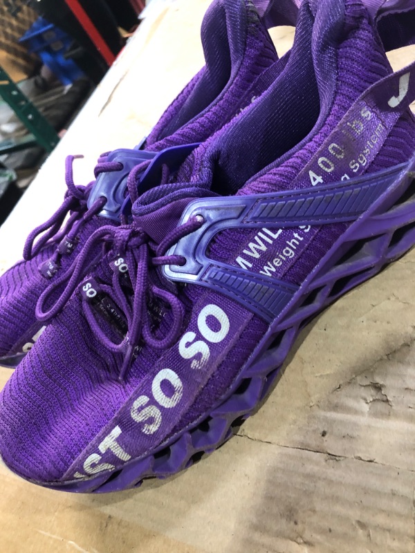 Photo 1 of (used)(damaged) WONESION Womens Walking Running Shoes Athletic Blade Non Slip Tennis Fashion Sneakers SIZE: 8.5-9