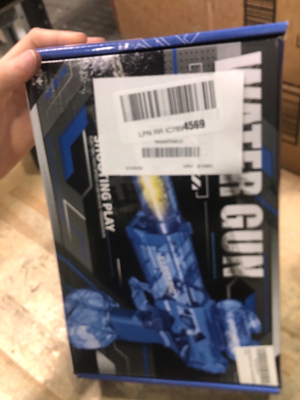 Photo 1 of (PARTS) UNABLE TO TEST FULLY) Electric Water Gun with Lights, Water Guns for Adults, Large Capacity High Powered Squirt Electric Water Gun, Range 28-32 FT, Summer Water Pistol Toys for Pool Party Beach Outdoor