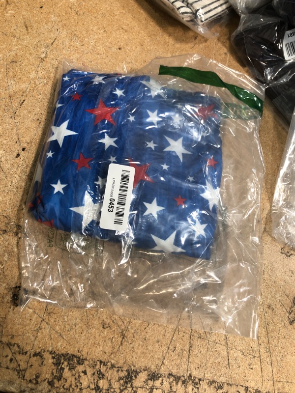 Photo 1 of 4th of July Women‘s Ruffle Sleeve American Flag Star Stripes Patriotic Shirts MDWA L
