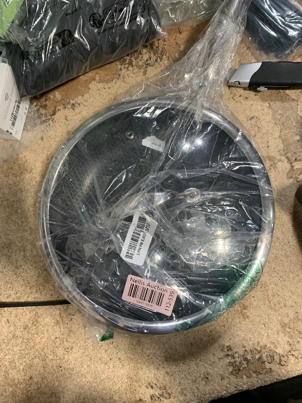 Photo 1 of 10.5 inch Frying Pan Nonstick with Lid, 2.5 Qt Deep Non Stick Stainless Steel Sauté Pan Skillet, Dishwasher and Oven Safe, Compatible with All Cooktops