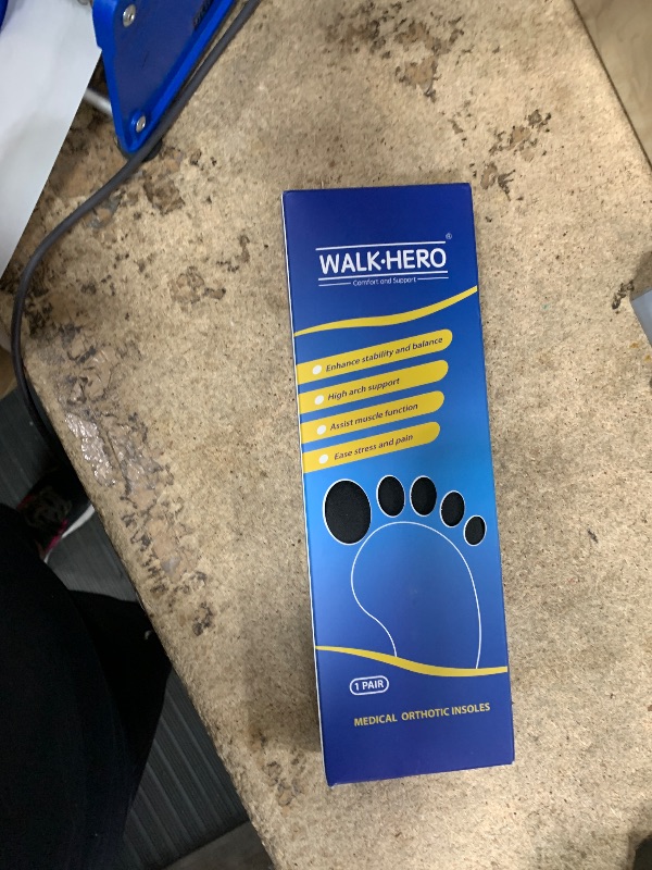 Photo 1 of Plantar Fasciitis Insoles for Men Women - Orthotics Inserts, Shoe Insoles Arch Support Flat Feet Inserts Work Boot Insoles for Standing All Day (Mens 10-10 1/2 | Womens 12-12 1/2)