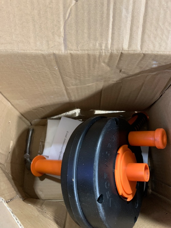 Photo 1 of Drain Auger, Clog Remover with Drill Adapter, 25 Feet Flexible Plumbing Snake Use Manually or Powered for Kitchen,Bathrom and Shower Sink, Comes with Gloves (orange)