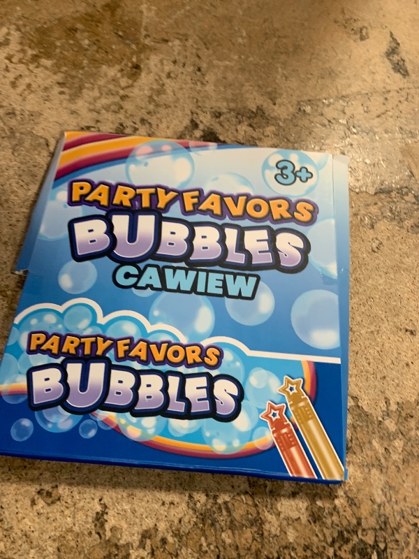 Photo 1 of 32 Pcs 8 Colors Neon Bubbles Party Favors For Kids, Mini Star Bubble Wand Bulk In Gift Box as Goody Bags Stuffer, Classroom Giveaways, Carnival Prizes Toy, Birthday Treats, Party Supplies For Toddlers