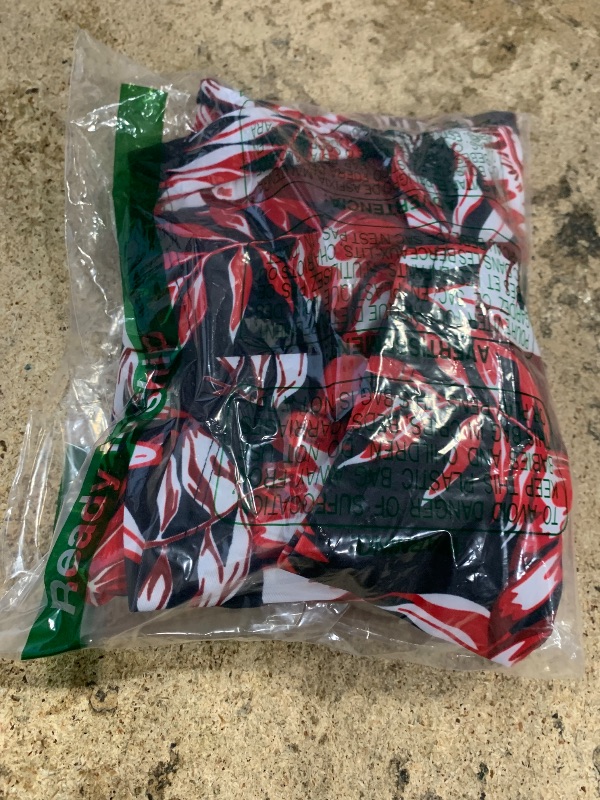 Photo 1 of **Only the shorts**** PATPAT Family Matching Swimwear One Piece Swimsuits Tropical Red Floral Print Bathing Suits Adjustable Straps Beachwear Men M