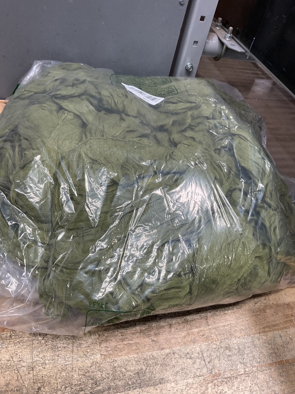 Photo 1 of 12 Pack 10Ft Cheesecloth Boho Gauze Table Runner - 35x120 Inch, Rustic Cheese Cloth, Long Runner for Wedding, Bridal Shower, Birthday Party Decor (Grass Green)