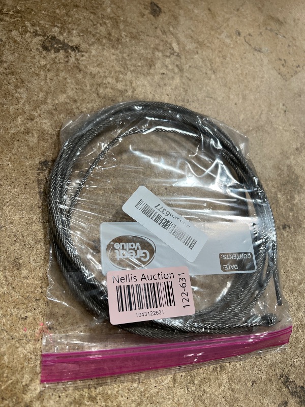 Photo 1 of Garage Door Cable for 7 ft Door – 8 ft 6 in Long, Heavy-Duty 304 Steel Galvanized Cables (Pack of 2) | Corrosion-Resistant, Rust-Proof Wire, Durable, Smooth Operation, Easy Installation, Reliable