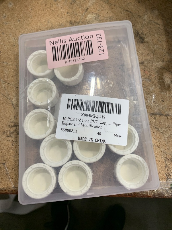 Photo 1 of 10 PCS 1/2 Inch PVC Cap, End Female Thread Cap, Sprinkler Garden Hose Caps, Sprinkler Head Caps for Emale Thread Repair and Modification
