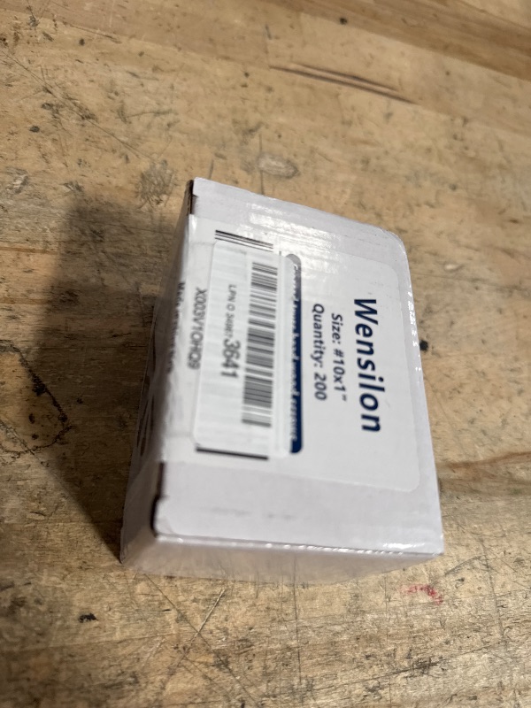 Photo 1 of (200 pcs) Wensilon #10×1" Black Phillips Truss Head Wood Screws Quick Metal Self Tapping