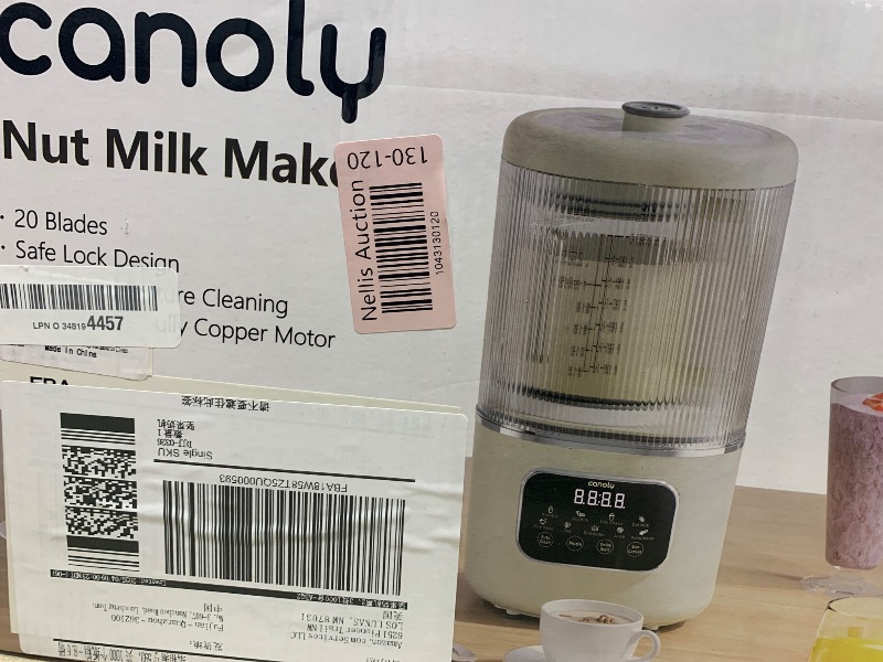 Photo 1 of 58oz Nut Milk Maker Machine, 10 in 1 Automatic Nut Milk Maker with 20 Blades, LED Display, Soy Milk Maker with 24H Delay Start&12H Keep Warm, Almond Milk Maker for Homemade Oat, Milk Shake, Cream