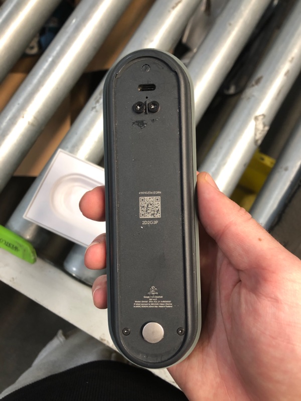 Photo 1 of (CANNONT CONNECT) (PARTS) Google Nest Doorbell (Battery) - Ash