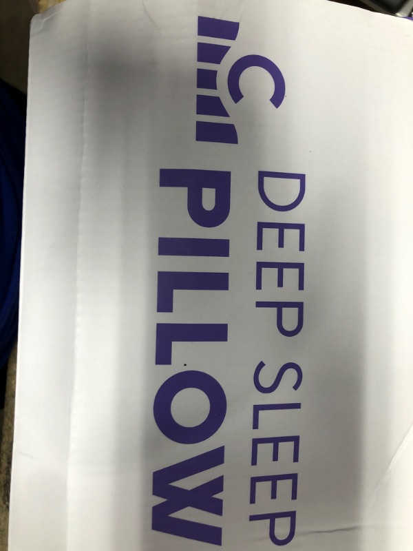 Photo 1 of C CUSHION LAB Deep Sleep Pillow, Patented Ergonomic Contour Design for Side & Back Sleepers, Orthopedic Cervical Shape Gently Cradles Head & Provides Neck Support & Shoulder Pain Relief - Calm Grey
