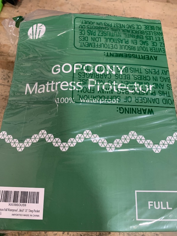 Photo 1 of Premium 100% Waterproof Mattress Protector Full Size, Breathable Bed Cover 3D Air Fabric Cooling Mattress Pad Cover Smooth Soft Noiseless Washable, 8''-21'' Deep Pocket