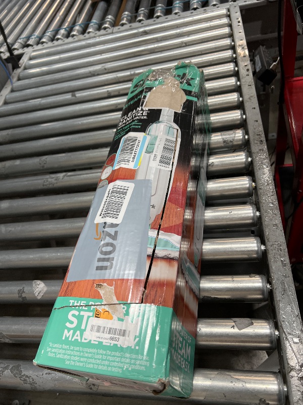 Photo 1 of ***MISSING HANDLE***

Shark Steam Mop with 2 Machine Washable Dirt Grip Pads, Removable Water Tank, Lightweight, Steam Cleaner for sealed Hard Floors, Marble, Stone, Hardwood, Tile, Laminate, White/Seafoam, S1000