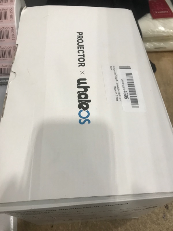 Photo 1 of ***PARTS ONLY****4k Projector with WiFi and Bluetooth, Official Netflix & Autofocus, FULL HD 4K Supported Projector, Dolby Atmos & Auto Keystone with Apps Built-in, ChatGPT Voice Remote Home Video Projector