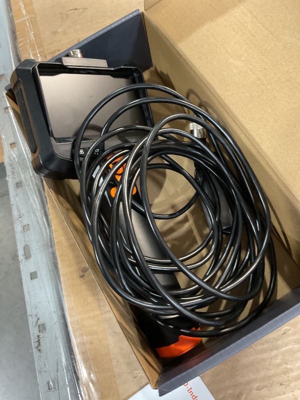 Photo 1 of (Used)(see all images) Endoscope Camera with Light, 1080P HD Borescope with 8 Adjustable Lights, 4.3" Endoscope with 16.4ft Semi-Rigid Snake Camera