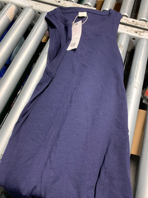 Photo 1 of (see all images) SIORO 100% Merino Wool Women's Sleeveless Dress Casual Solid size: S 