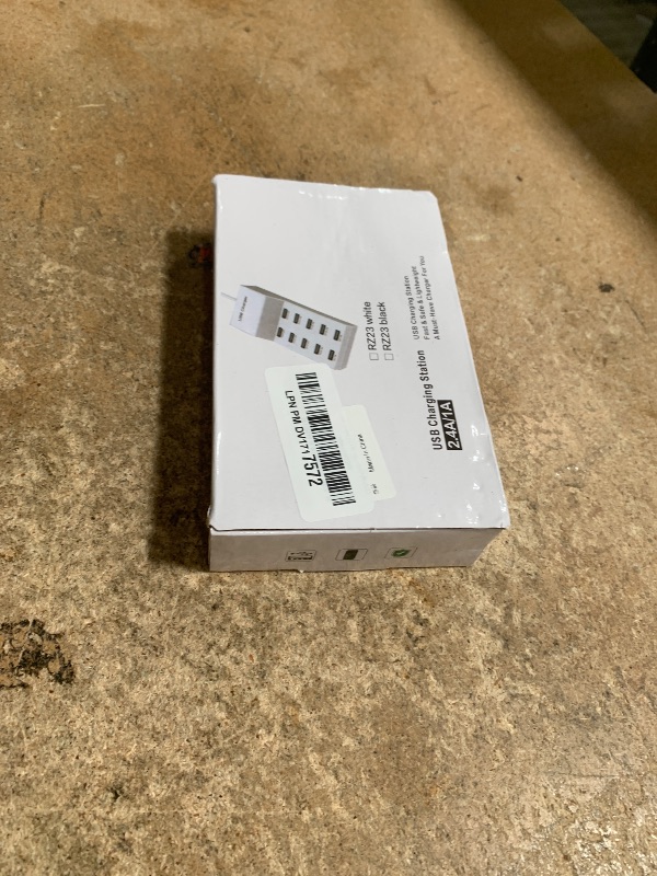 Photo 1 of 10-Port USB Charging Station 50w10A Charger, Multiport Charger Hub, Compatible with iPhone, Galaxy, iPad Tablet, and Other Devices (White