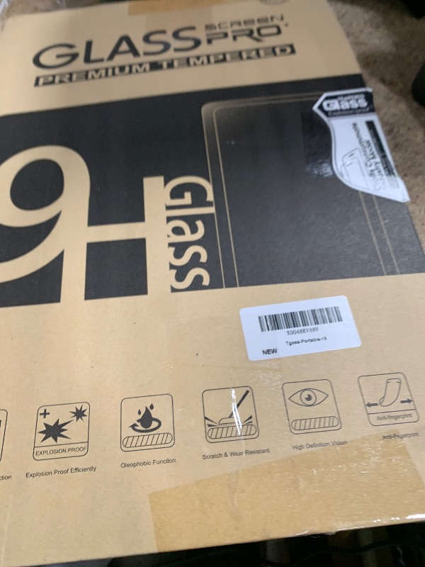 Photo 1 of (2-Pack) 15.6" Laptop Screen Protector Tempered Glass for 15.6 HP/Dell/ASUS/Sony/Samsung/Lenovo/Acer/MSI/LG and All Other Brands 15.6" 16:9 Laptop, 9H Hardness, Anti Fingerprint, No Bubble, HD