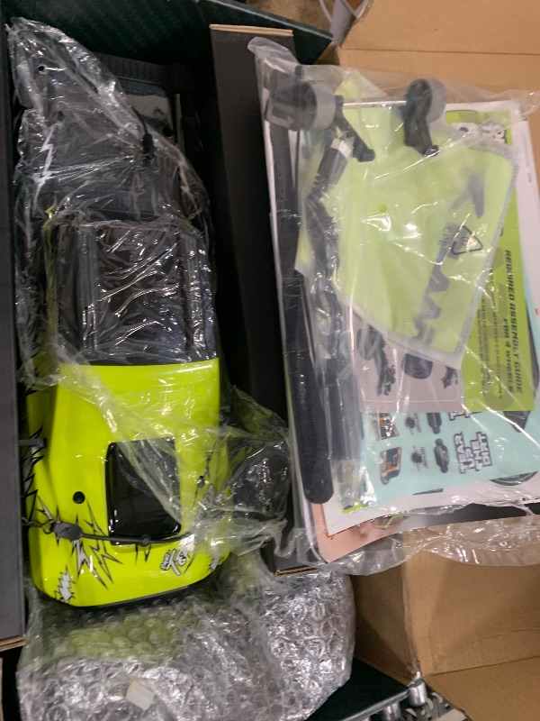Photo 1 of ****************MISSING PARTS, MAY NOT WORK************
AMORIL 1/10 RTR Brushless Fast RC Cars for Adults,Max 50mph Hobby Electric Off-Road Monster Truck,Waterproof High Speed RC Car 4WD Remote Control Car with 3S Lipo,Green