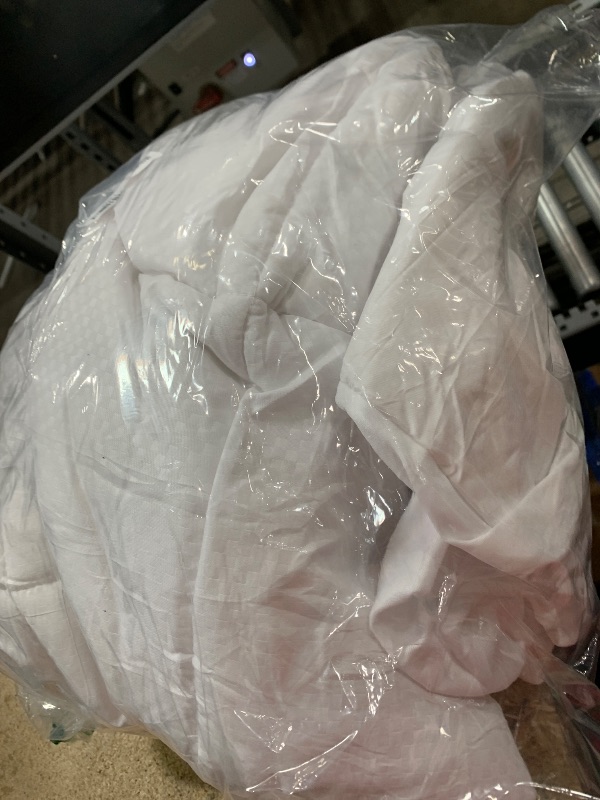 Photo 1 of *MISSING SHEETS* Vonty Satin Sheets Twin Silky Soft Satin Bed Sheets Ivory White Sheet Set, 1 Deep Pocket Fitted Sheet + 1 Flat Sheet + 1 Pillowcases