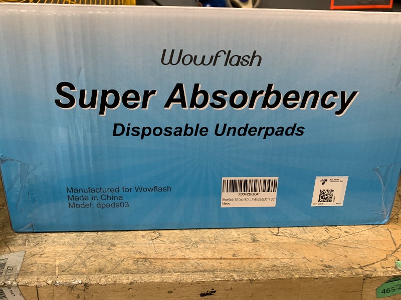 Photo 1 of 50 Count 30” x 36” Super Absorbency Disposable Underpads, Leakproof Quick Drying, Baby Puppy & Adults Bed Pads Disposable Adults, Dog Pee Pads Extra Large, XXL Incontinence Pads