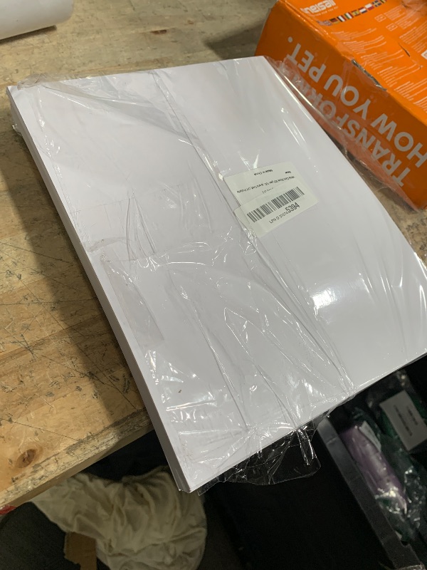 Photo 1 of 110lb White Cardstock 8.5 x 11 inches,100 Sheets Heavyweight Thick Paper 300 GSM for Arts and Craft, Drawing, DIY Projects