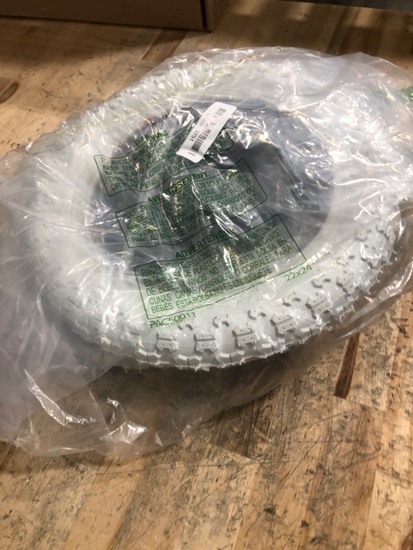 Photo 1 of (2 Sets) 12” x 2.125 Kids Bike Replacement White Tires and Tubes - Compatible with Most 12”-12.5” Kids Bikes Like RoyalBaby, Schwinn, and Dynacraft - Made from BPA/Latex Free Butyl Rubber