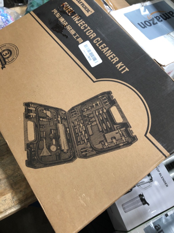 Photo 1 of AUTOOL Fuel Injector Cleaner Kit Fuel System Cleaner, Non-dismantle Fuel Injector Cleaner Tester 1000ML 150PSI Automotive Intake Valve Manifold Throttle Body Catalytic Converter Cleaner