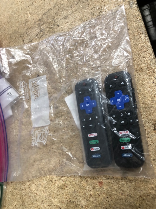 Photo 1 of (Pack of 2) Replacement-Remote-Control for Roku-TV,Compatible for TCL Roku/Hisense Roku/Onn Roku/Philips Roku Smart TVs(Not for Roku Stick and Box)