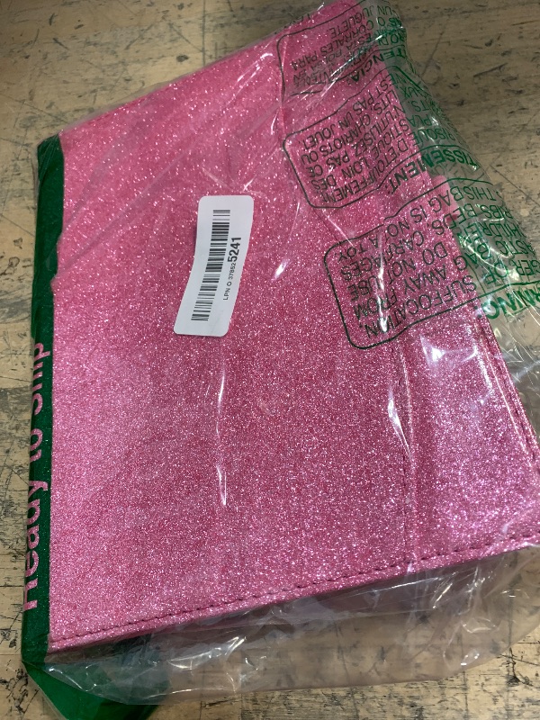 Photo 1 of Fintie Case for iPad 9th / 8th / 7th Generation (2021/2020/2019) 10.2 Inch - [Corner Protection] Multi-Angle Viewing Stand Cover with Pocket & Pencil Holder, Auto Sleep Wake, Glittering Pink