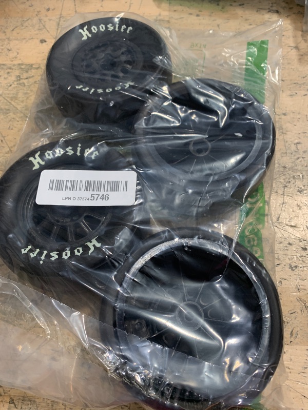 Photo 1 of Chanjorlin 1/10 RC Short Course Racing Truck Tires and Plastic Wheels 12mm Hex Off Road Drag Tyres OD 105mm for 1:10 Scale Truck Car TRAXXAS Slash 4X4 2WD Redcat Rc4wd Axia ARRMA SENTON 3S Losi 4PCS
