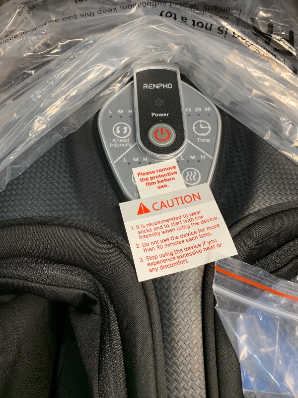 Photo 1 of (see images) RENPHO Foot Massager Machine with Heat [2025 Upgraded], FSA HSA Eligible, Foot Massager for Plantar Fasciitis, 3 Heat Levels