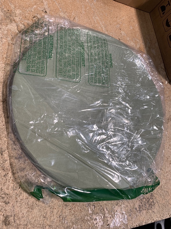 Photo 1 of 100 Pieces Sage Green Paper Place Mats Sage Round Disposable Table Mats Green Paper Doilies Decorative Placemats for Wedding Banquet Party Home Dining Tableware Decor