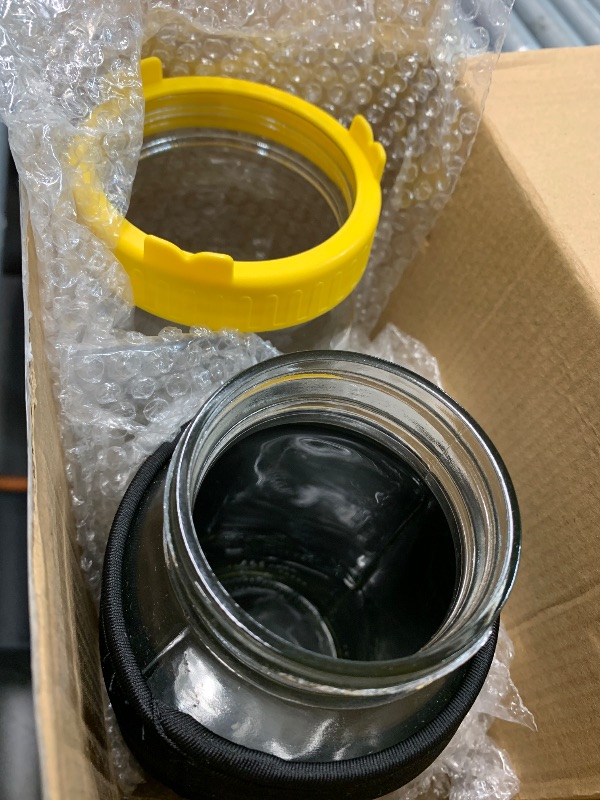 Photo 1 of (missing pieces) Seed Sprouting Kit, 2 Large Wide Mouth Mason Jars with Sprout Lids, Blackout Sleeves, Drain Tray, Stainless Steel Stand