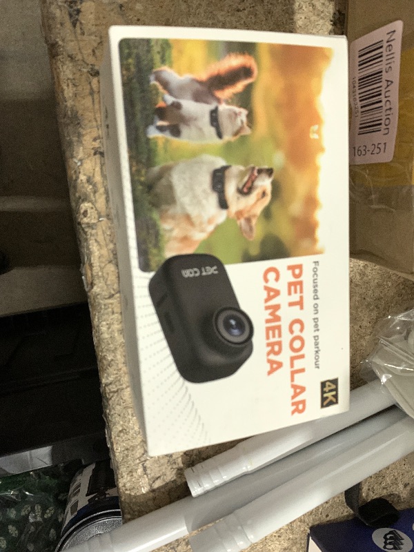 Photo 1 of Yolansin 4K Cat Collar Camera, HD WiFi Pet Camera with 64GB SD Card, Mini Action Camera for Video Records Dog Collar Camera for Pet Supplies Camera for Cats Dogs Outdoor/Inoor Puppy Supplies Birthday