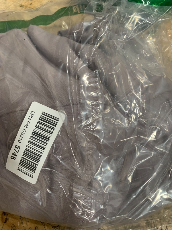 Photo 1 of **** SEE COMMENTS****    Urban CoCo Women's Straight Leg Long Pants Elastic High Waist Drawstring Casual Trousers with Pockets (Light Grey, M)
