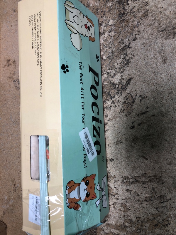 Photo 1 of Pozico 2 in 1 Cat Bed Tent Wooden Frame Cat Teepee Cat Hammock, Quick Assembly and Disassembly, Portable Indoor/Outdoor Pet Dog Tent House for Cats Puppies Small Animals:Flowers Leaves Tent