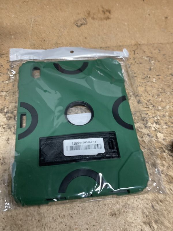 Photo 1 of Cantis Case for iPad 10th Generation 10.9 Inch 2022, Alpine Green+Black, Shockproof Rugged Protective Cover with Kickstand & Pencil Holder