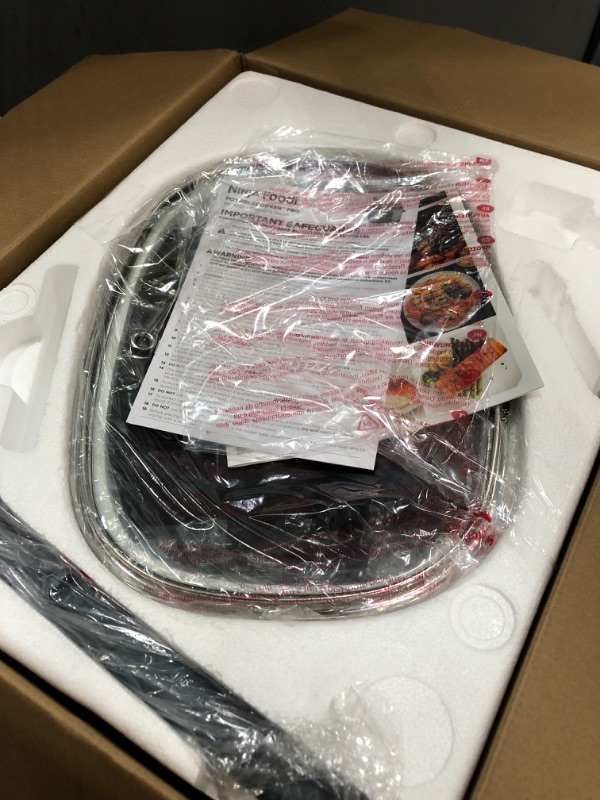 Photo 1 of Ninja MC1001 Foodi PossibleCooker PRO 8.5 Quart Multi-Cooker, with 8-in-1 Slow Cooker, Dutch Oven, Steamer, Glass Lid Integrated Spoon, Nonstick, Oven Safe Pot to 500°F, Sea Salt Gray