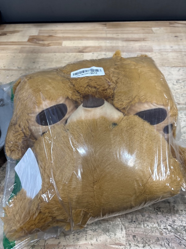 Photo 1 of LotFancy Teddy Bear Stuffed Animals, 20 inch Soft Cuddly Stuffed Plush Bear, Cute Stuffed Animals Toy with Footprints, Gifts for Kids Baby Toddlers on Baby Shower, Brown