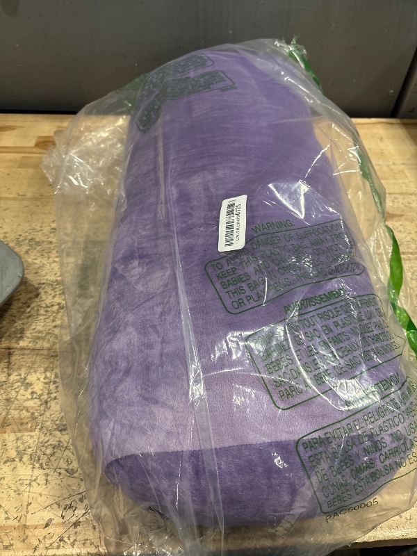 Photo 1 of MABOZOO Yoga Bolster Pillow, Rectangular Yoga Bolster for Restorative Yoga & Meditation, Professional Meditation Cushion with Carry Handle, 27"X10"X6", Purple