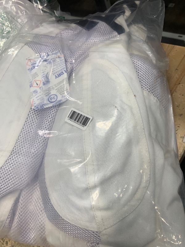 Photo 1 of CUBER HI VIS BREATHABLE MESH MOTORCYCLE JACKET RIDING MENS CE ARMOR BIKERS RACING GEAR, DUAL SPORTS PROTECTIVE (WHITE-MEDIUM)