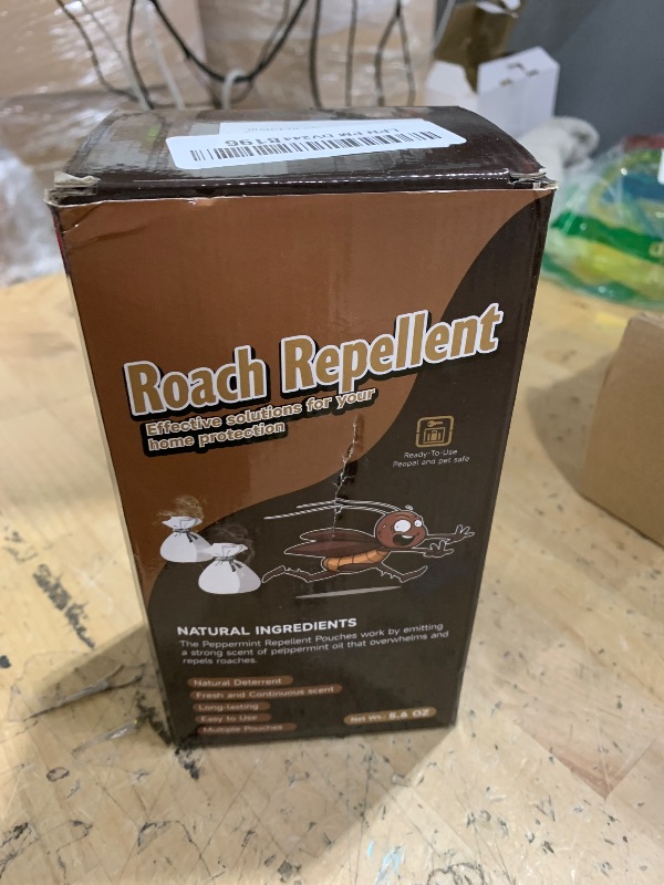 Photo 1 of 10 Pack  Repellent for Indoor Home, Natural Peppermint and Citronella Formula Cockroach Away Solution, Roach Deterrent for House Kitchen Pest Control
